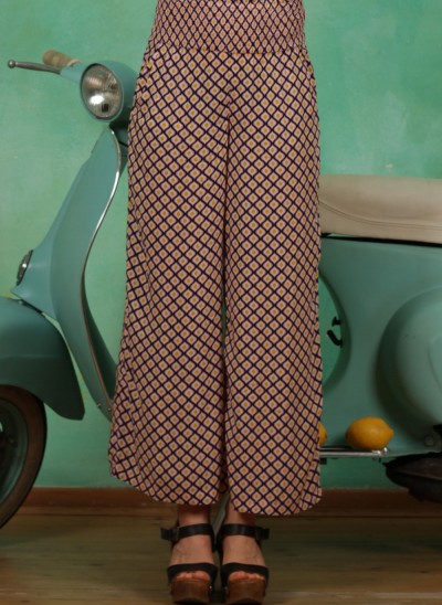 Culotte, Lady Flatterby Cropped, mosaico-grafico