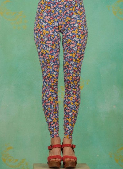 Leggins, Lovely Legs, fiori-nostalgia