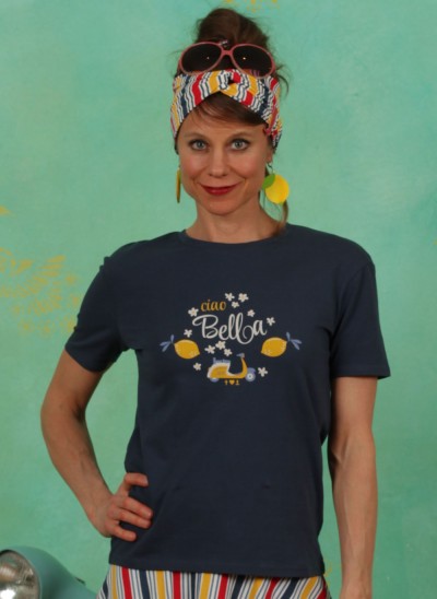 Shirt, La Dolce Vita, mare-azzurro
