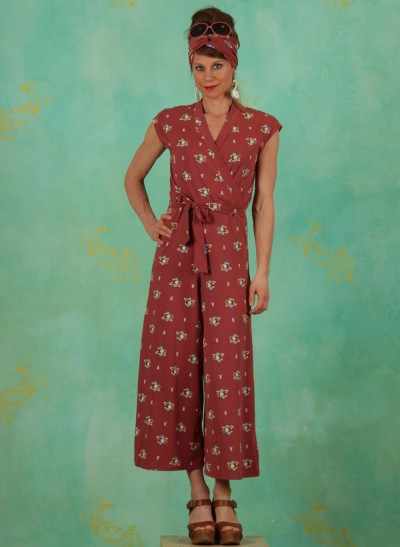 Jumpsuit, Hello Fritjes Culotte, fiori-amori