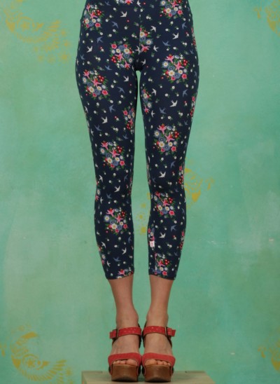 Leggins, Cropped Laune Legs, midnight-june