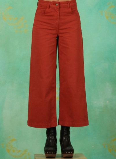 Hose, High Waist Culotte, light-brown-sugar