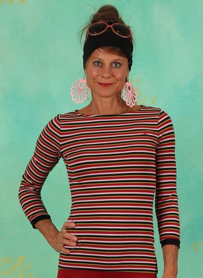 Shirt, Oh Marine, botanical-stripes
