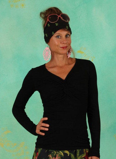 Shirt, Hot Knot Lacy, midnight-black