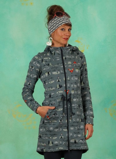 Zipper, Cosyshell Hooded, love-peace-harmony
