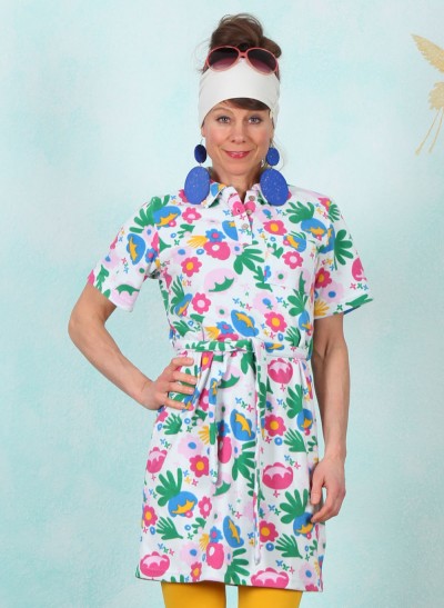 Frottee-Kleid, Grand Slam Madame, happy-flower-party