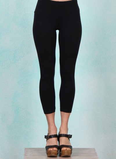 Leggins, Cropped Laune Legs, non-colour-black