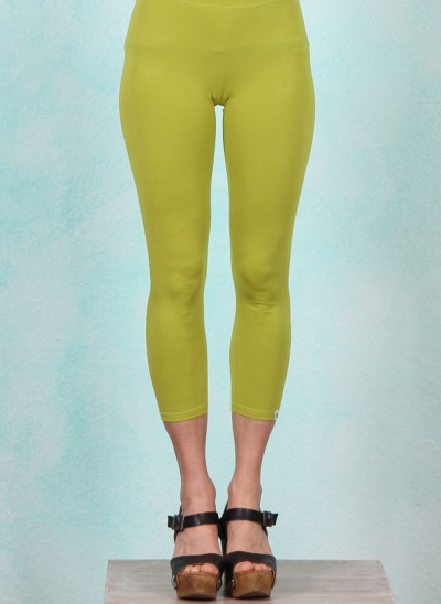 Leggins, Cropped Laune Legs, spring-green-bud