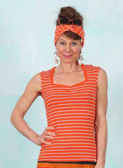 Top, Let Romance  Rule, delightful-stripes