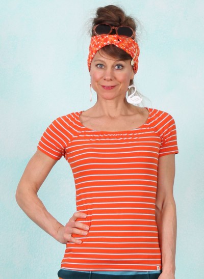 Shirt, Vintage Heart, delightful-stripes