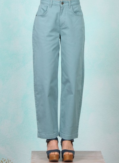 Hose, High Waist Olotte Remade, cute-pastel-petrol