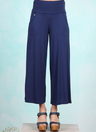 Hose, Culotte Cul de Berlin, vibrant-dark-blue