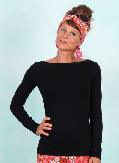 Shirt, Sweet Sailorette, black-as-coal