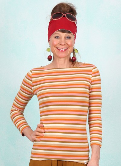 Shirt, Oh Marine, blushing-sunbeams-stripes