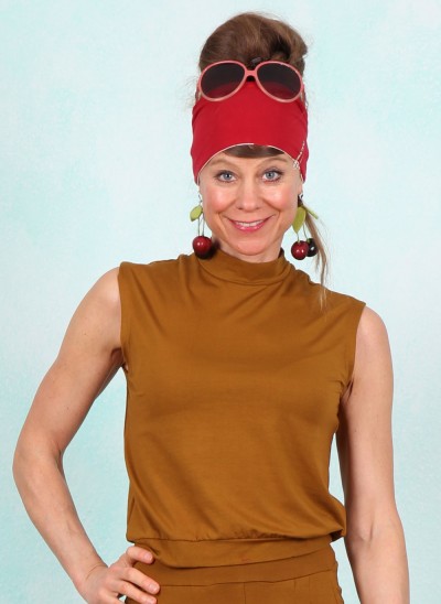 Top, Tiny Turtle, strong-ochre