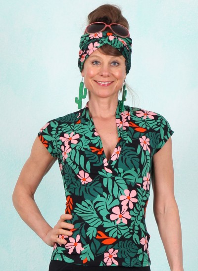 Shirt, Mon Cher Cache-Cœur, dreaming-under-palm-leaf