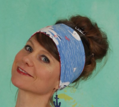Haarband, Happy Hair Wrap, pelican-island