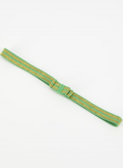 Gürtel, Glamour All Day Long, green-glitter-belt
