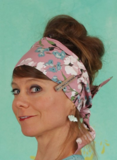 Haarband, Pretty And Chic Hairkerchief, blossom-blush