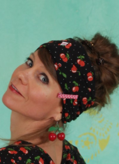 Haarband, Knot Of Knowledge Hairwrap, cherry-ladybug
