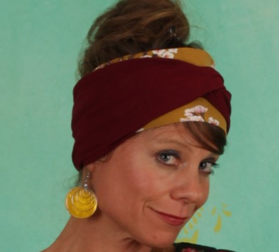 Haarband, Diva Knot, foxy-red