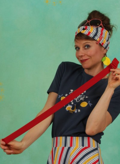 Gürtel, Fantastic Elastic, red-cheek