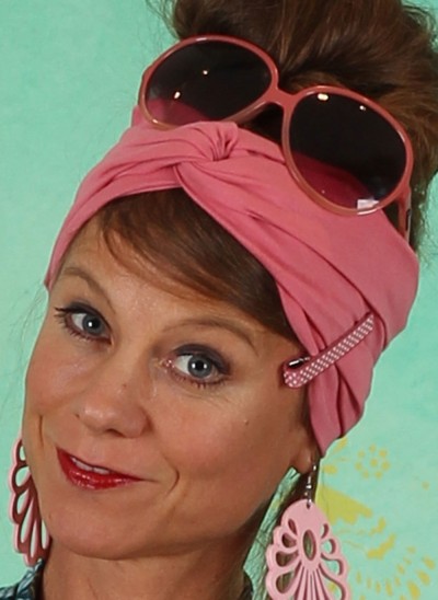 Haarband, Diva Knot, come-together-pink