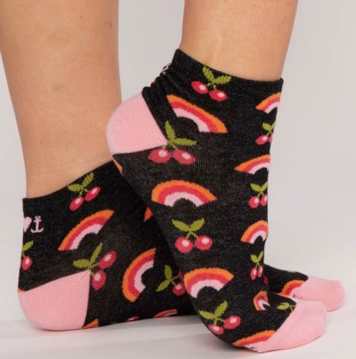 Sneakersocken, Sensation Steps Snkr , cherry-lady