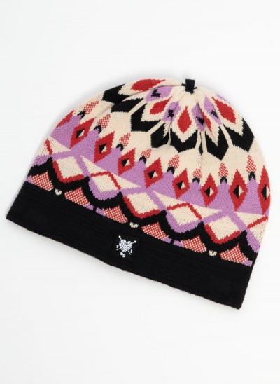 Mütze, Sweet Cheat, fair-isle-hat-black