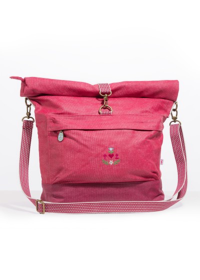 Handtasche, Rulle Rulle Bigbag, berry-amour