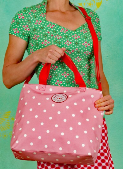 Handtasche, Eternal Love Shopper, rose-dot