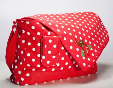 Tasche, Big-Shoulder-Holder, polka dot