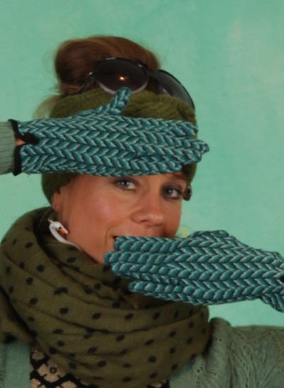 Handschuhe, 06371-300, green-blue
