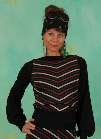 Pullover, 06420-001, black-stripes