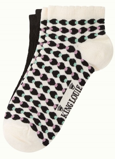 Sneakersocken 2er-Pack, 07033-001, black