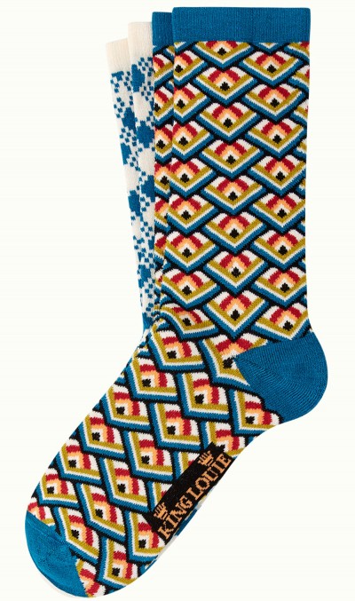Socken 2er-Pack, 07038-435, blue