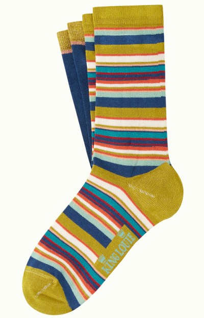 Socken 2er-Pack, 07040-885, yellow