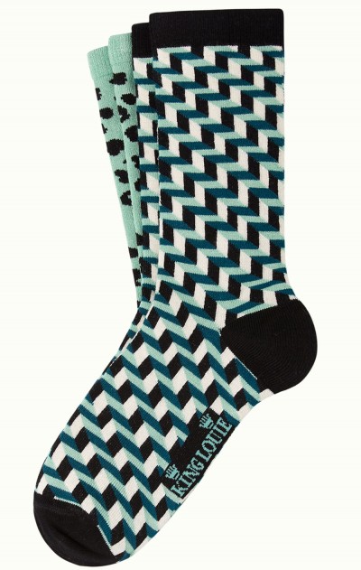 Socken 2er-Pack, 07043-001, black