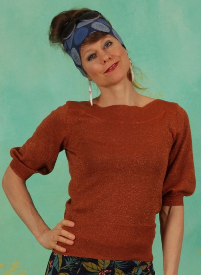 Pullover, 07105-549, rust-red