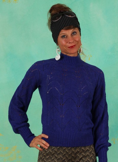 Pullover, 07333-426, blue