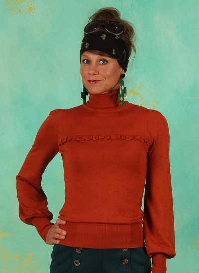Pullover, 07347-650, dark-orange