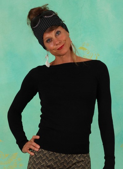 Pullover, 07353-001, black