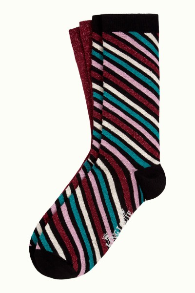 Socken 2er-Pack, 07526-603, pink-multi