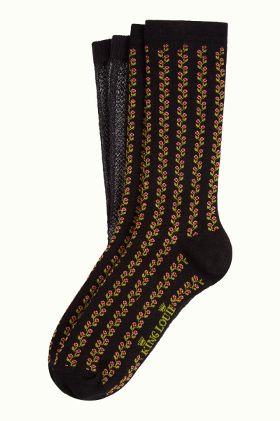 Socken 2er-Pack, 07532-001, black