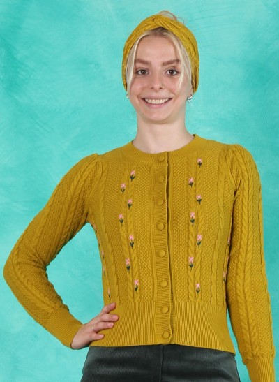 Cardigan, 08197-806, yellow