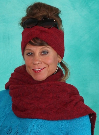 Schal, 08319-622, red