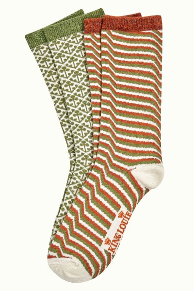 Socken 2er-Pack, 08342-548, multi