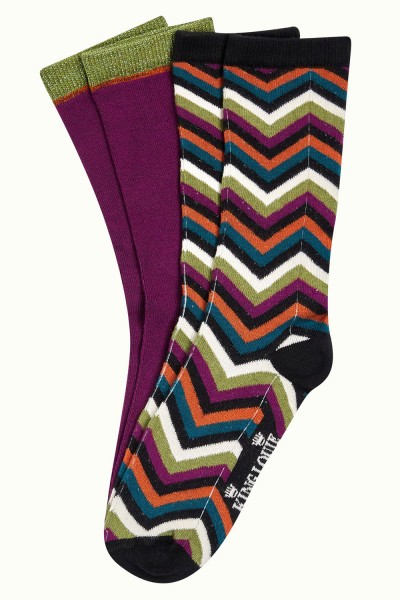 Socken 2er-Pack, 08346-001, black