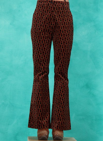 Samt-Hose, 08449-001, black