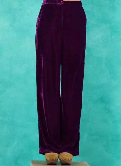 Samt-Hose, 08464-518, purple